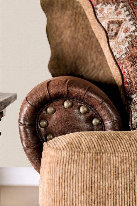 Fletcher Brown/Tan Sofa