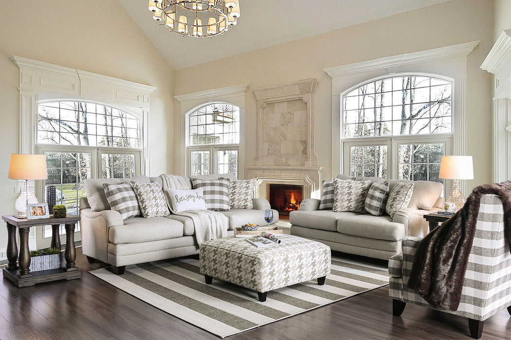 Christine Light Gray Sofa