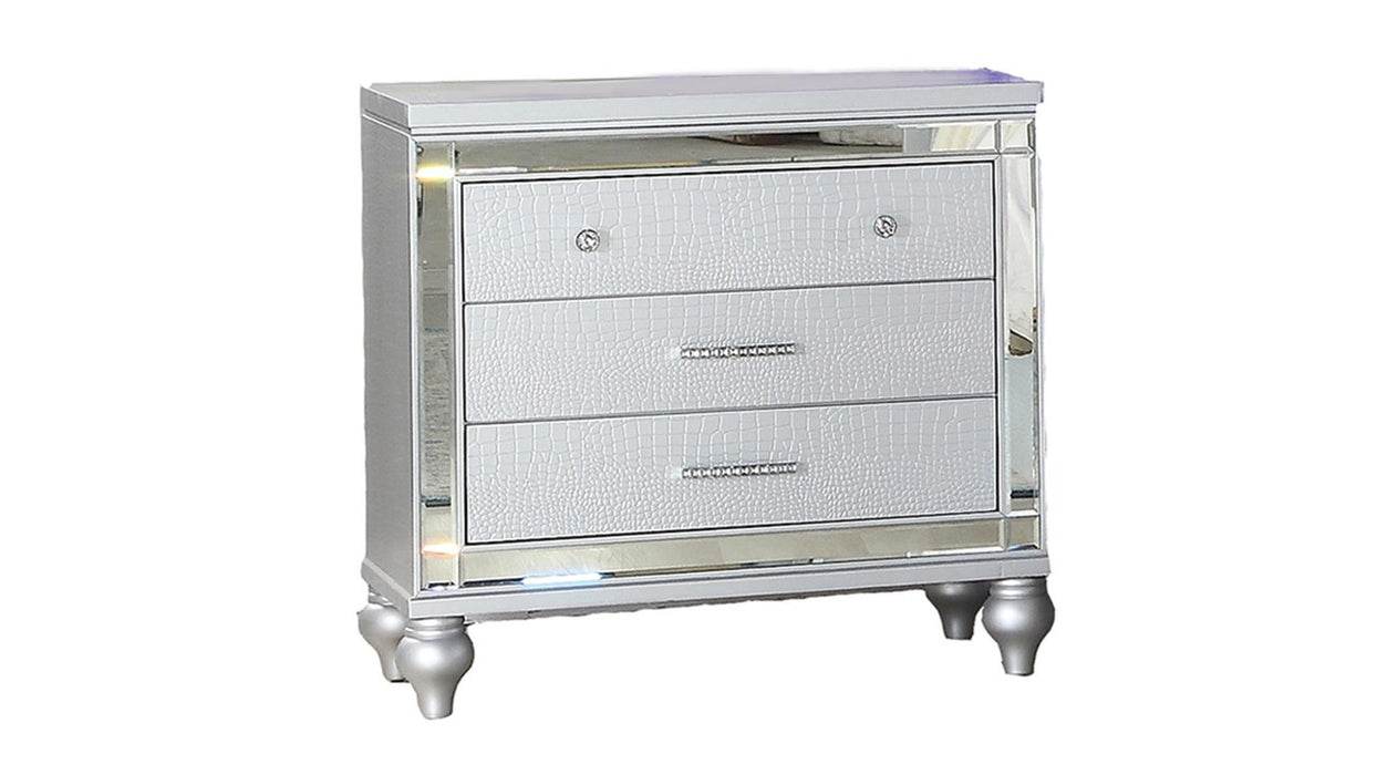 Sterling 3-Drawer Wood Veneer Nightstand