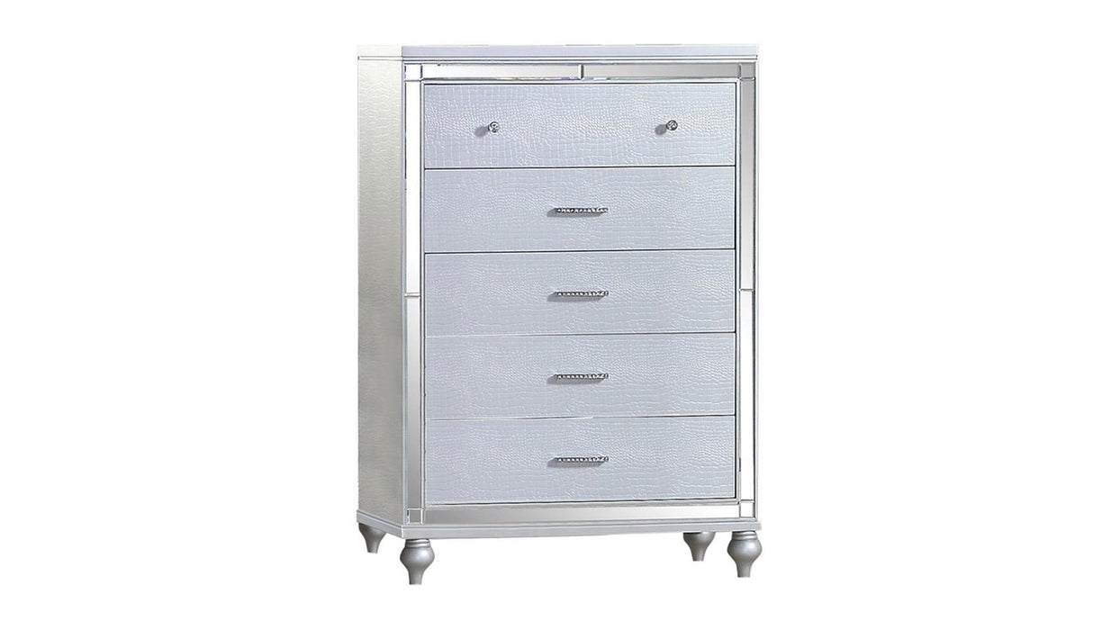 Sterling 5-Drawer Wood Veneer Chest