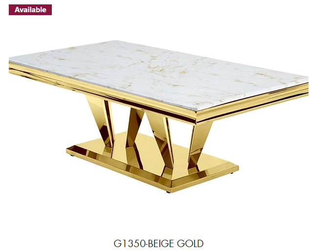 Coffee Table / G1350-BEIGE GOLD MARBLE