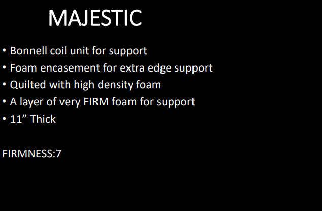 Majestic Liberty Matress