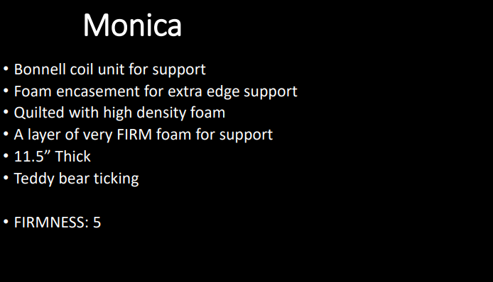 Monica Liberty Matress