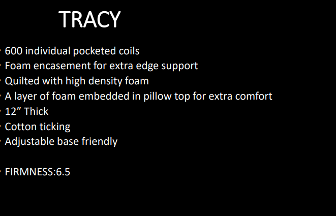 Tracy Liberty Matress