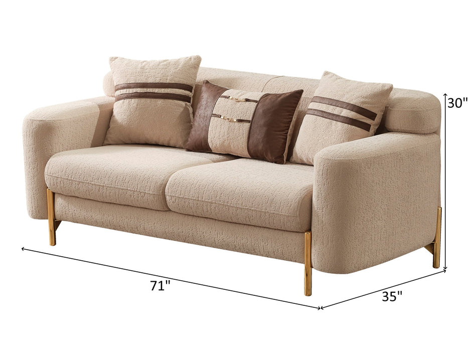 Shelby 71" Wide Loveseat