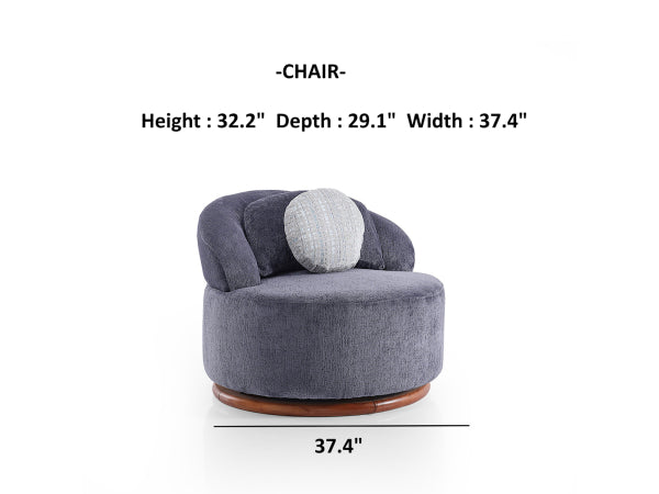 Snowy Chair Anthracite