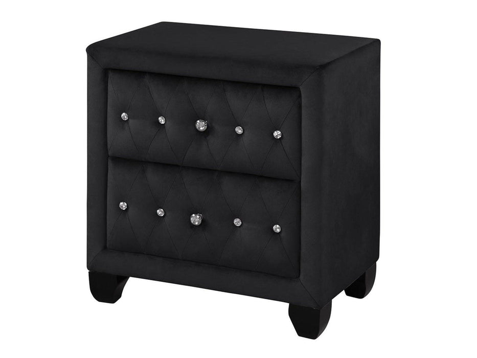 Sophia 27.5" Tall 2 Drawer Nightstand