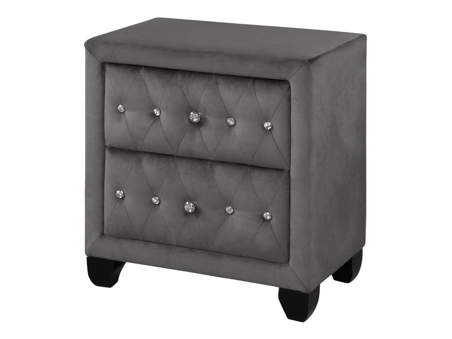 Sophia 27.5" Tall 2 Drawer Nightstand