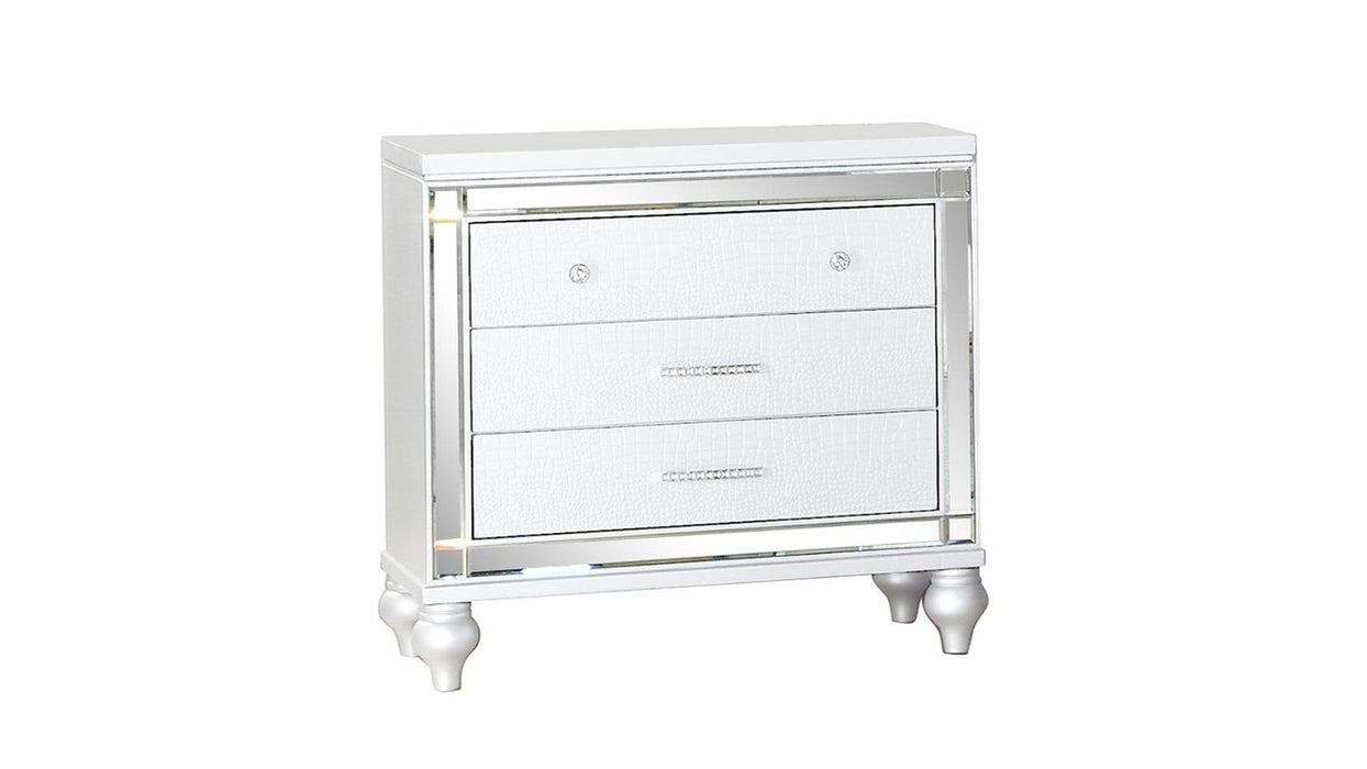Sterling 3-Drawer Wood Veneer Nightstand