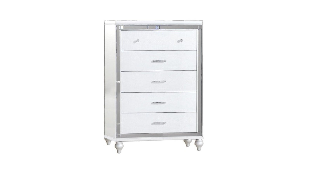 Sterling 5-Drawer Wood Veneer Chest