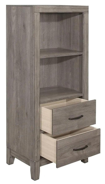 Woodrow Pier/Tower Nightstand In Gray 2042Nb-10 | Homelegance