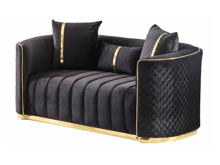 Ceko 71" Wide Loveseat