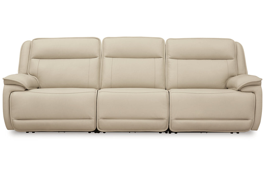Double Deal Almond 3-Piece Power Reclining Sofa Sectional