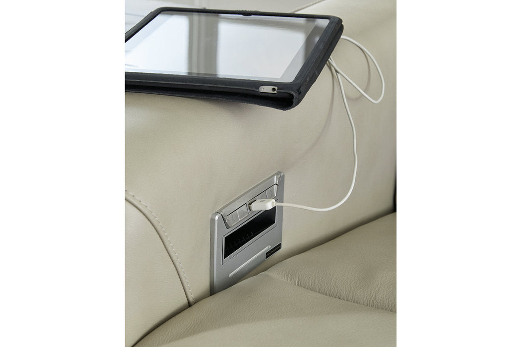 Battleville Almond Power Reclining Sofa
