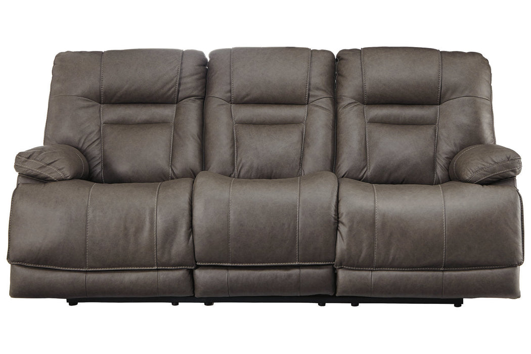 Wurstrow Smoke Power Reclining Sofa