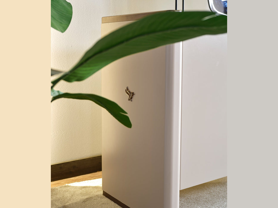 Voyance 88.5" Wide 4 Door Buffet With Mirror