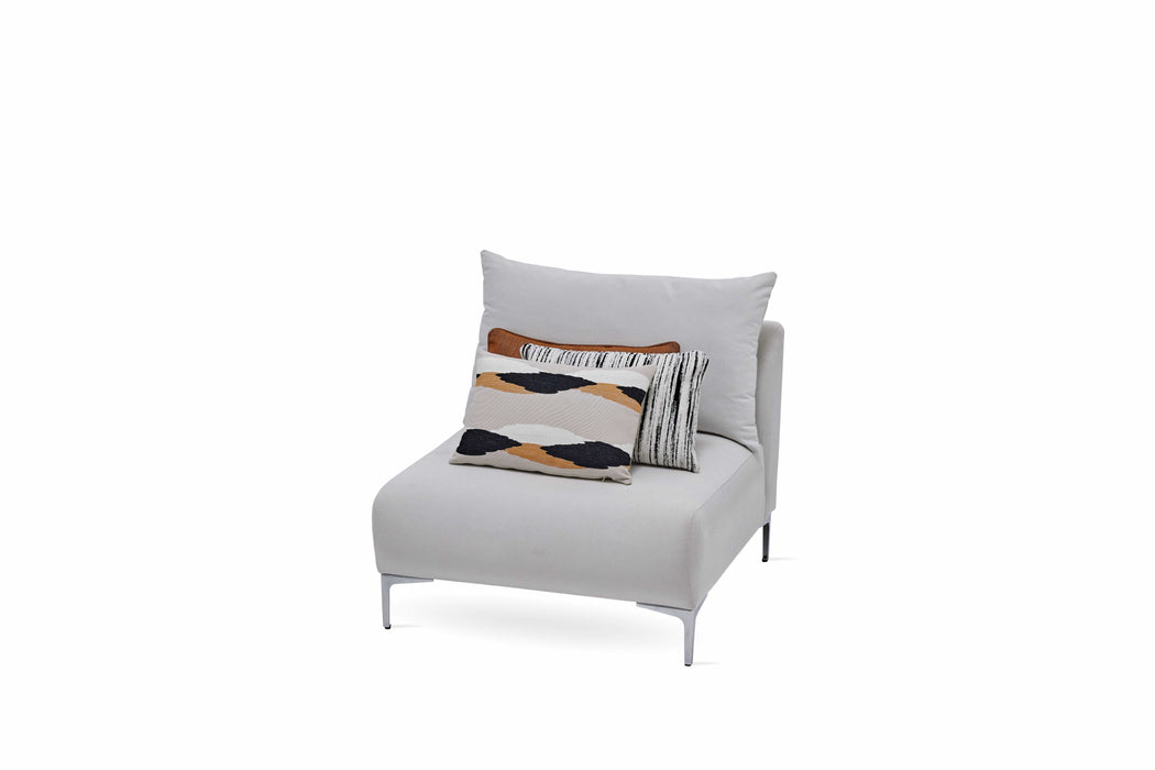 Mayfair White Line Single Module