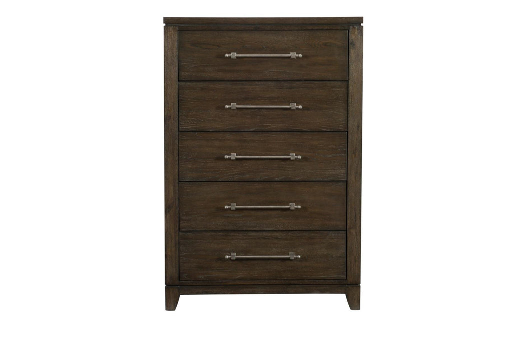 Griggs 6 Piece Queen Bedroom Set In Dark Brown 1669-1-6Set | Homelegance