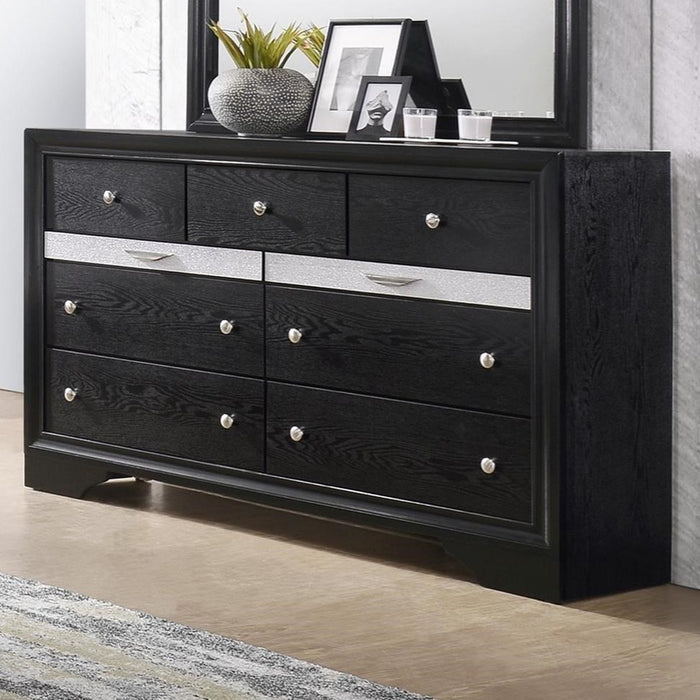 Crown Mark Regata Dresser in Black image