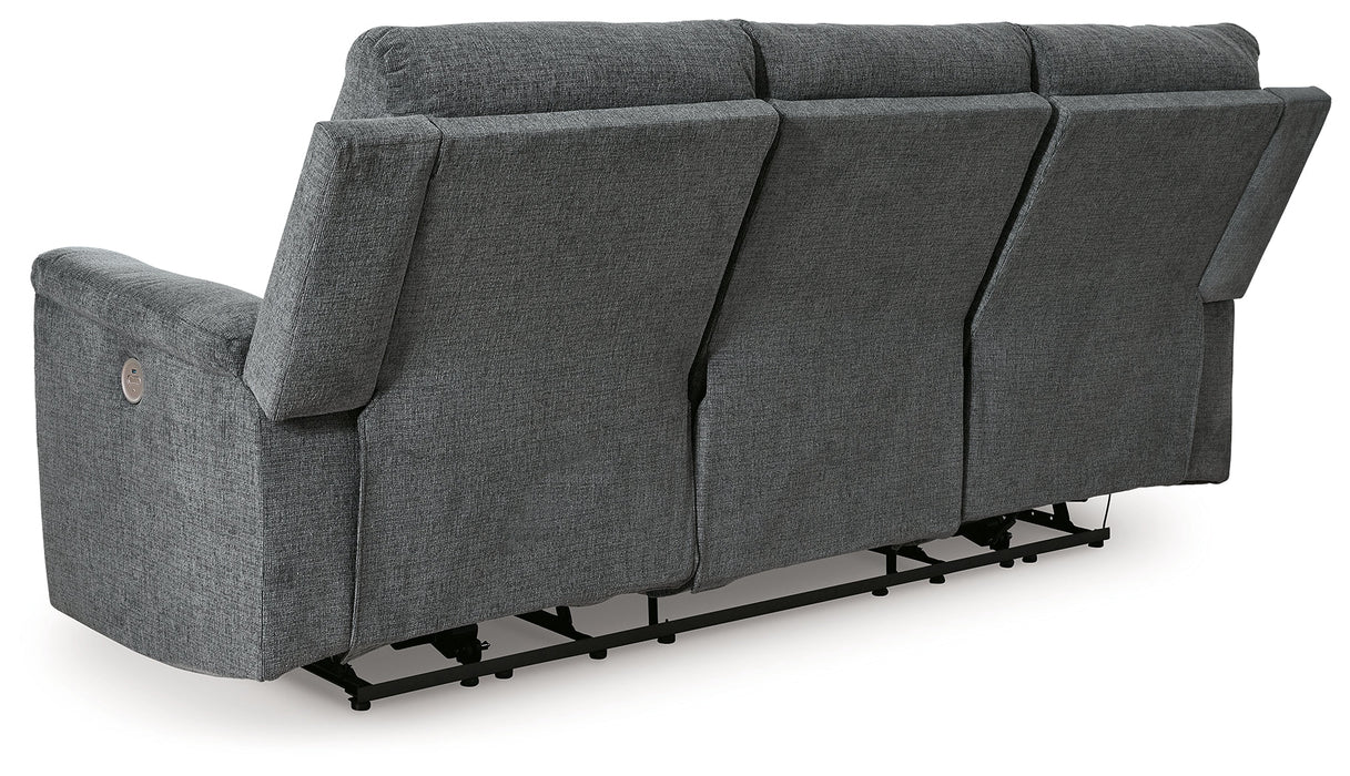 Barnsana Gravel Power Reclining Sofa
