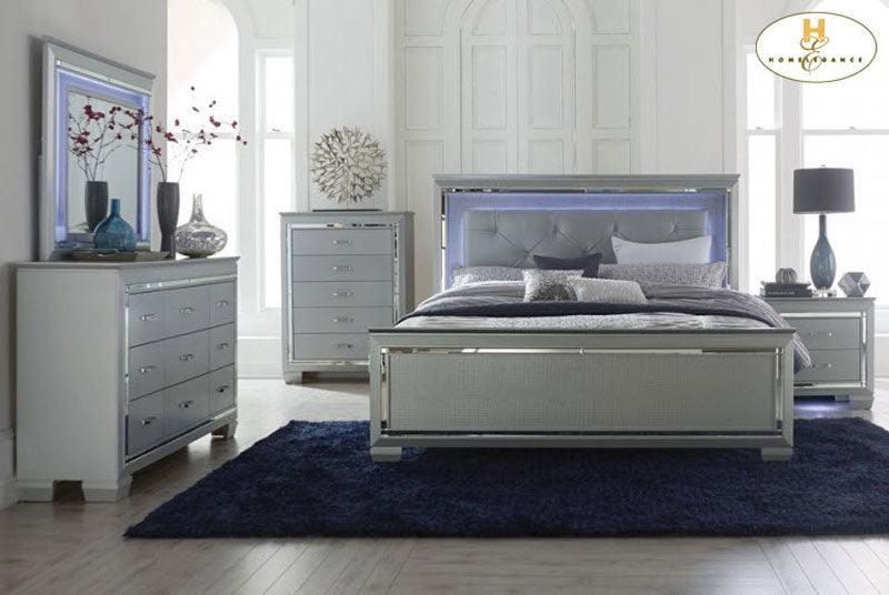 Allura 5 Piece Eastern King Bedroom Set 1916K-1Ek-9 | Homelegance