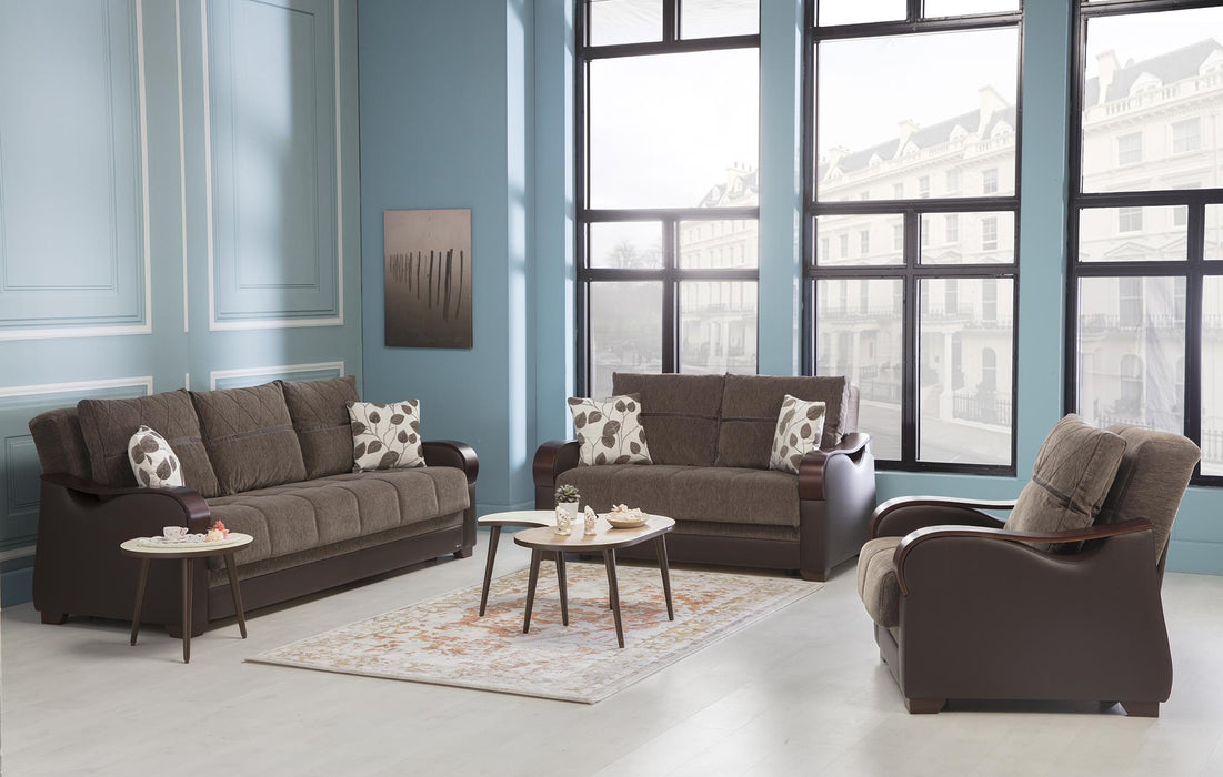 Bennett Armoni Brown Living Room Set