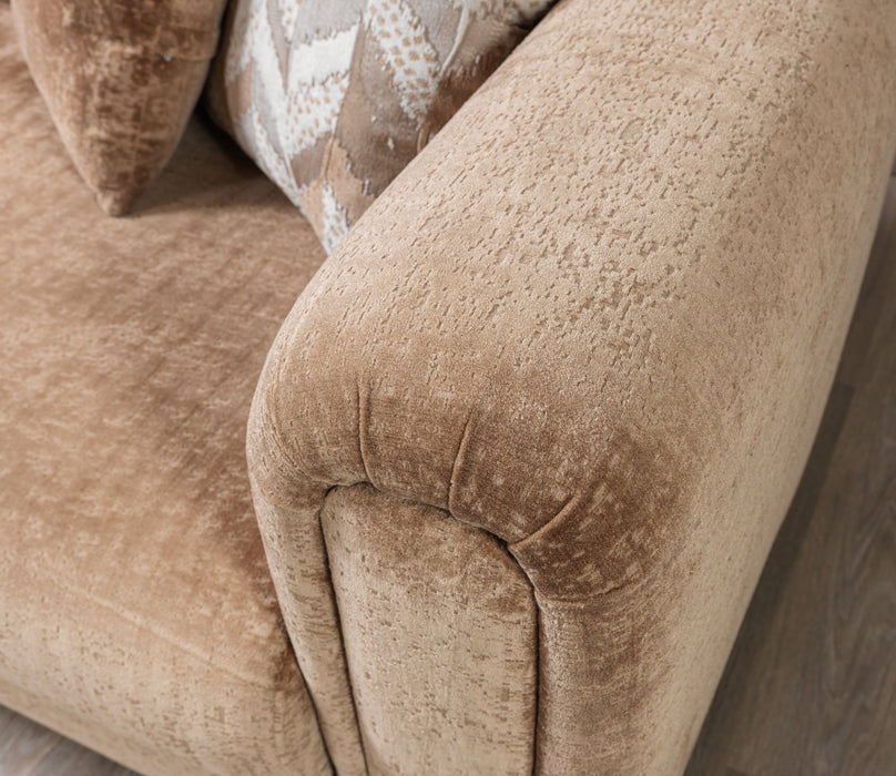 Brenda Coffee Boucle Living Room Set