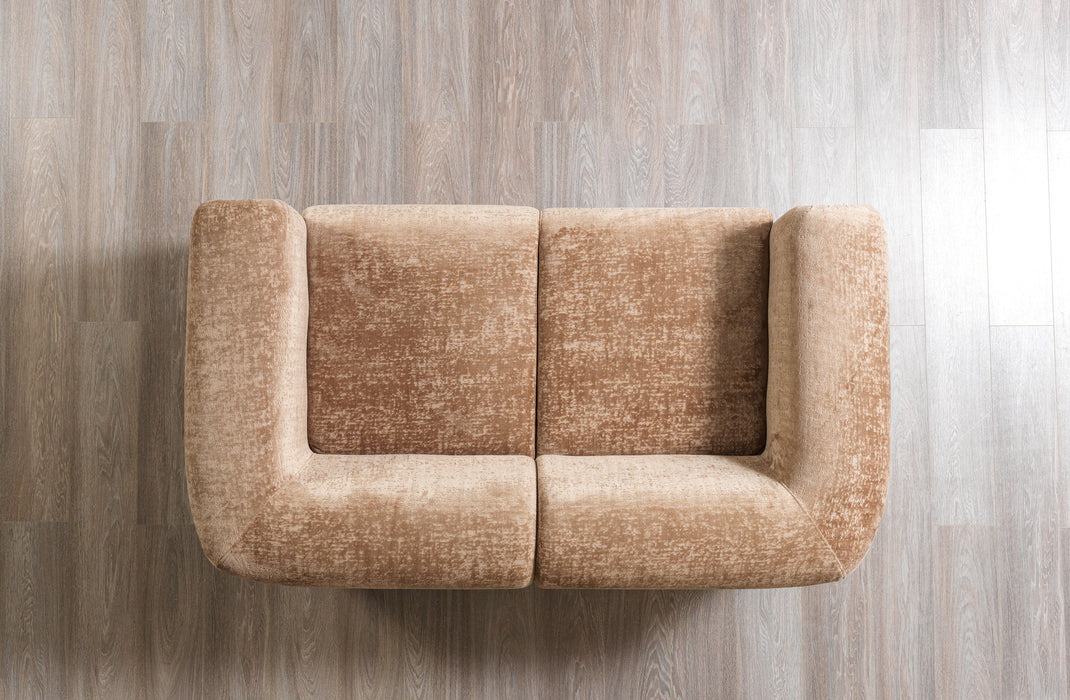 Brenda Coffee Boucle Living Room Set