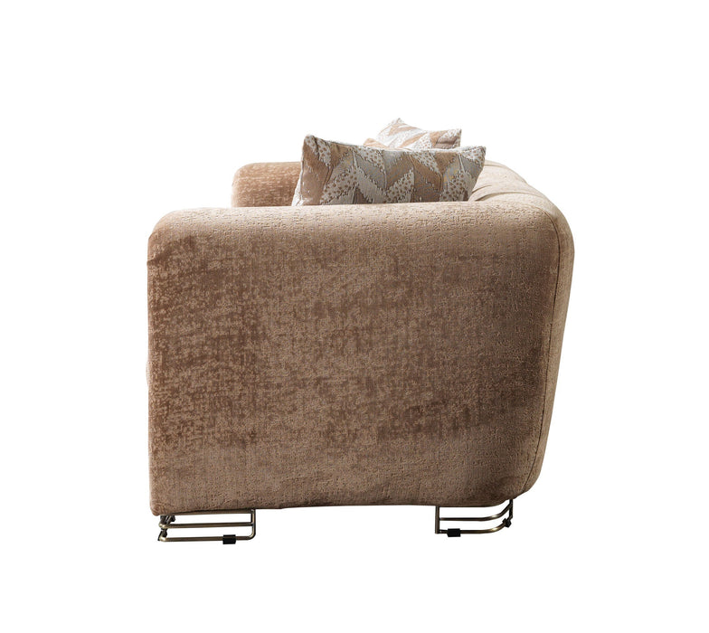 Brenda Coffee Boucle Living Room Set