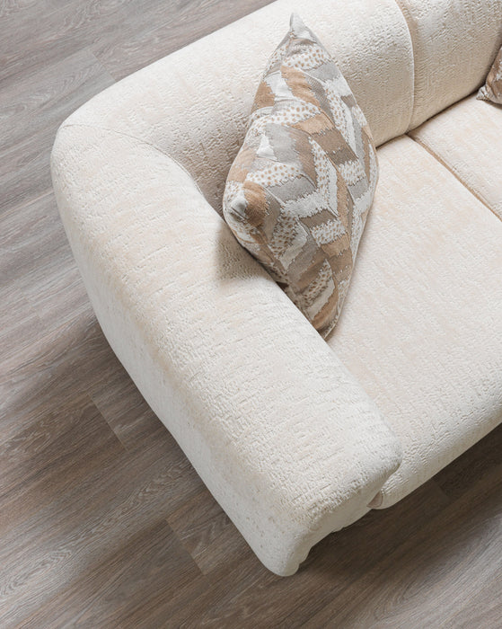 Brenda Ivory Boucle Living Room Set