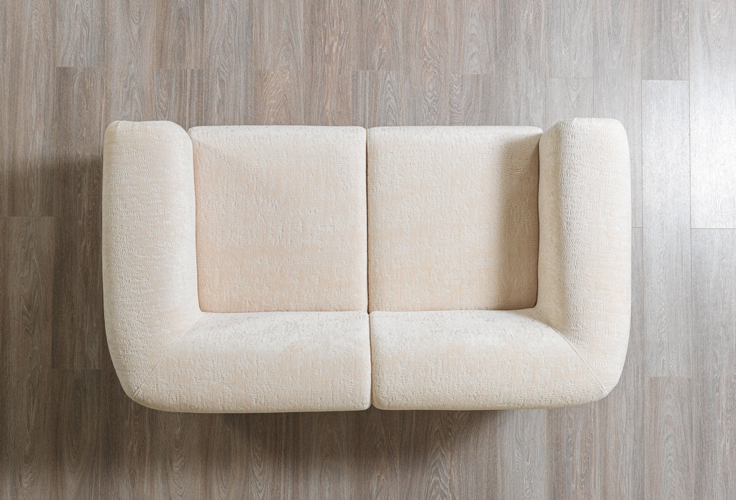 Brenda Ivory Boucle Living Room Set