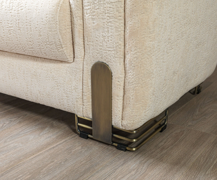 Brenda Ivory Boucle Living Room Set