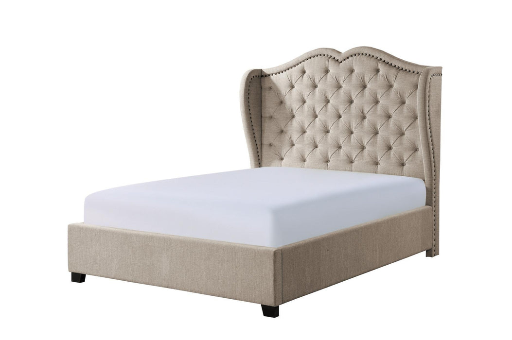 Waterlyn Eastern King Bed In Beige 1639K-1Ek* | Homelegance