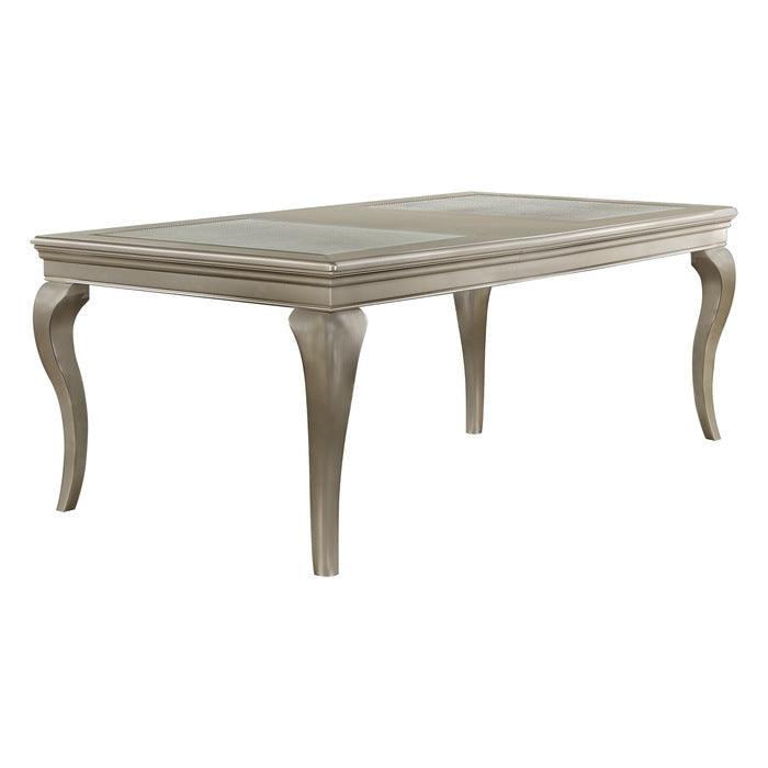Crawford Dining Table In Silver 5546-84 | Homelegance
