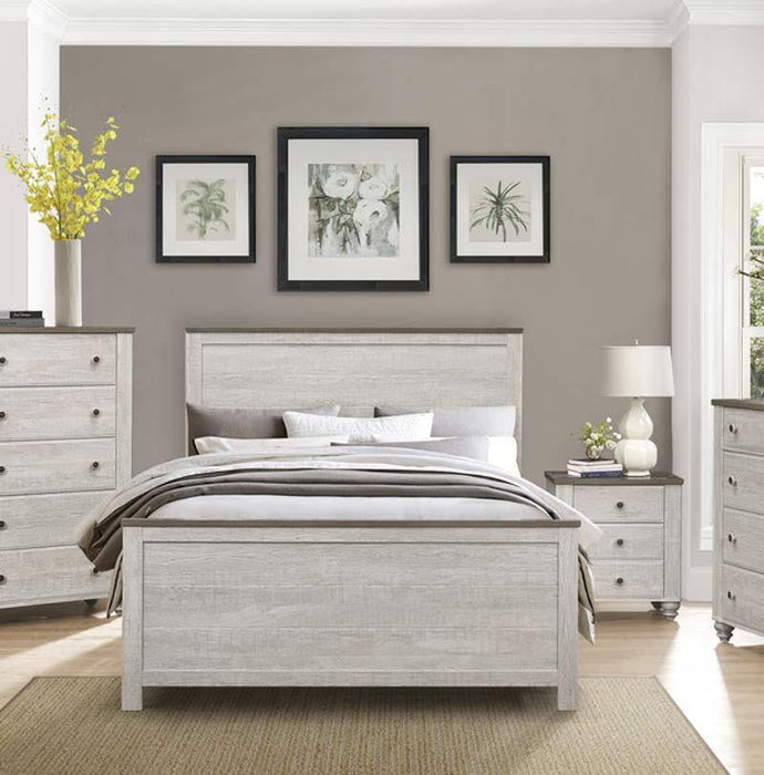 Nashville 3 Piece Queen Bedroom Set In Antique White 1903-1-3Set | Homelegance