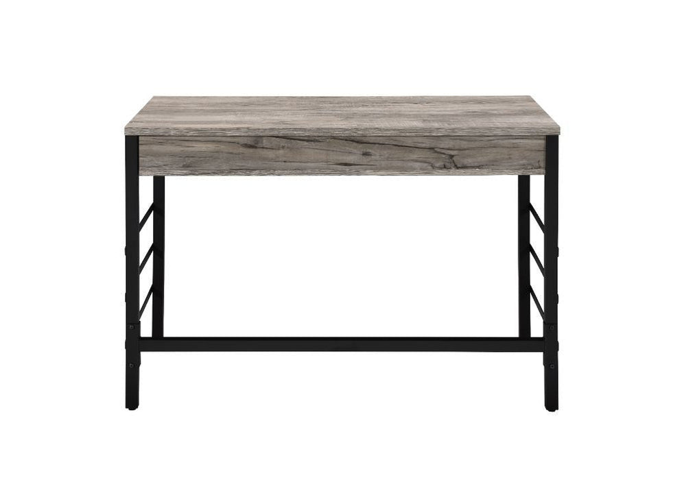 Disho - Desk - Light Weathered Oak & Black Finish