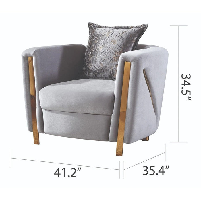 Chanelle Thick Velvet Chair