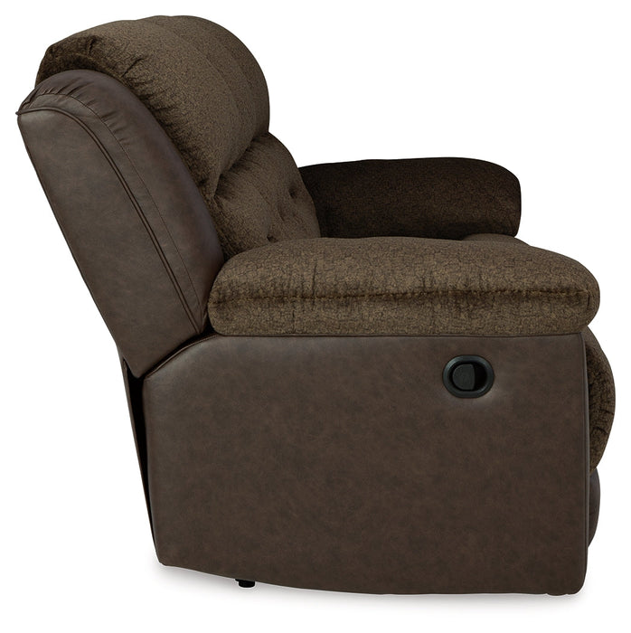 Dorman Chocolate Reclining Sofa