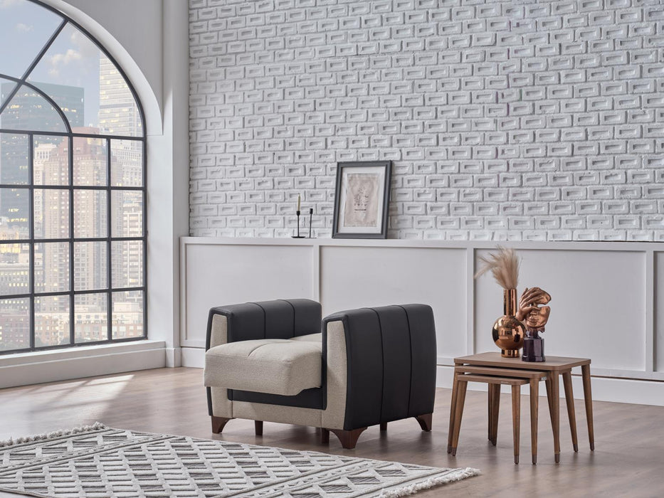 Dublin Boss Cream Living Room Set