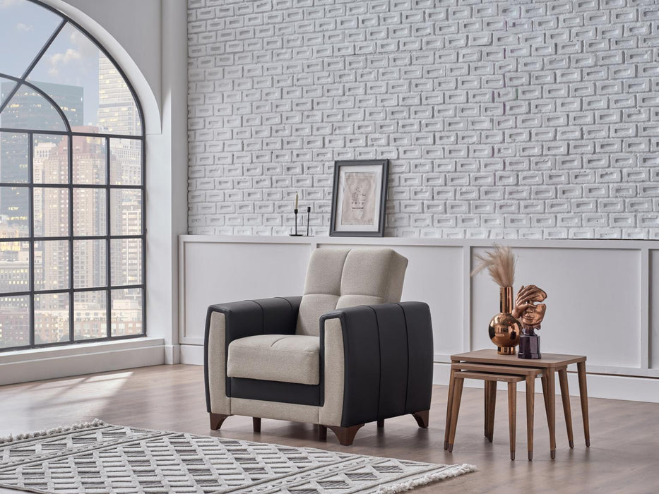 Dublin Boss Cream Living Room Set