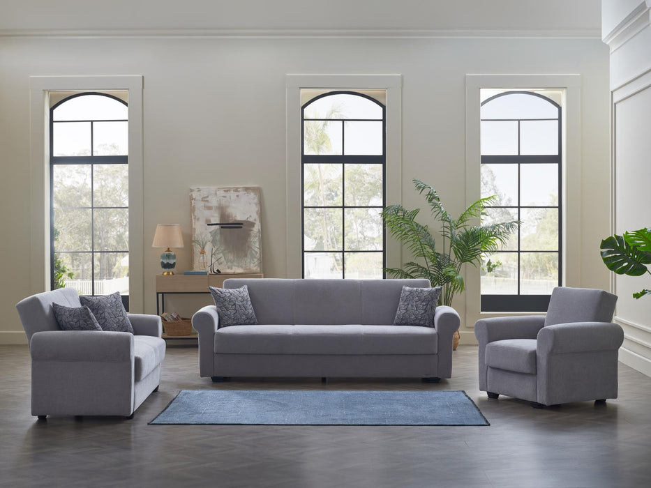 Elita Koopsi Light Gray Living Room Set