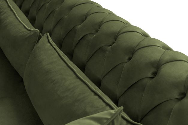 Eva Green Velvet Luxury Chester 81" Sofa