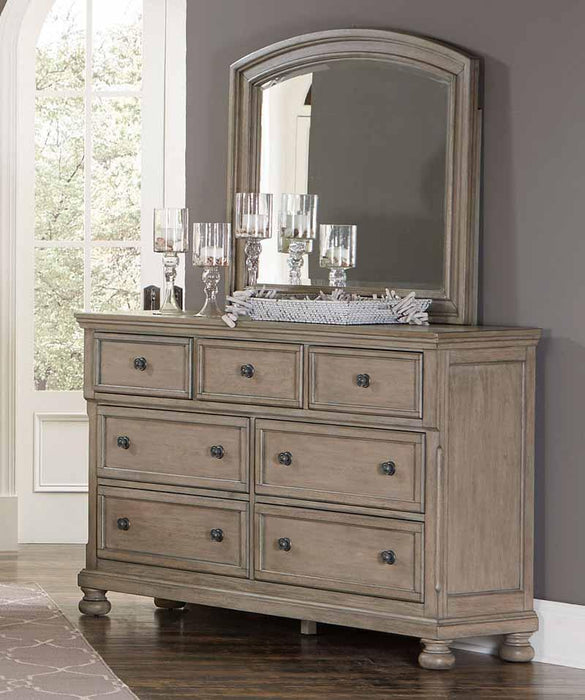 Bethel Dresser With Mirror 2259Gy-5-6 | Homelegance