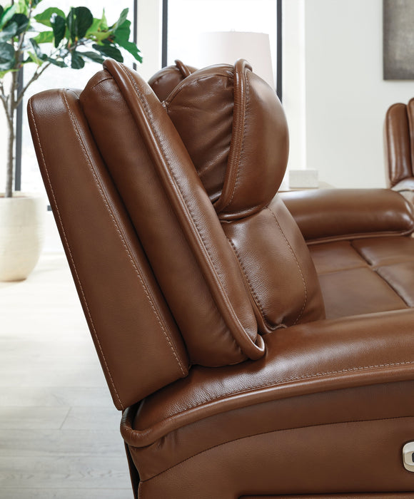 Healy Pier Chocolate Power Reclining Sofa and Loveseat