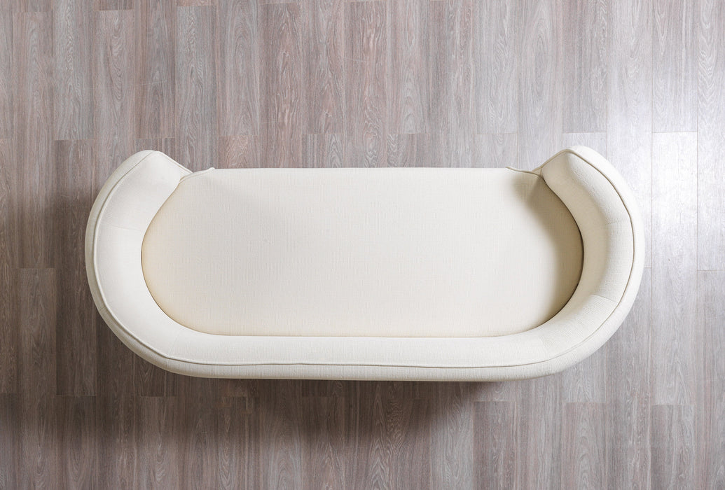 Helena Ivory Velvet Living Room Set