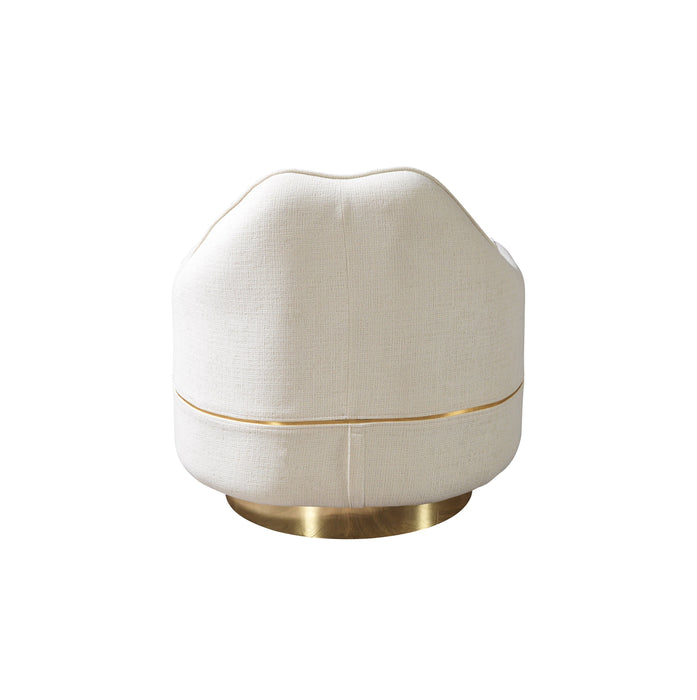 Helena Ivory Velvet Living Room Set