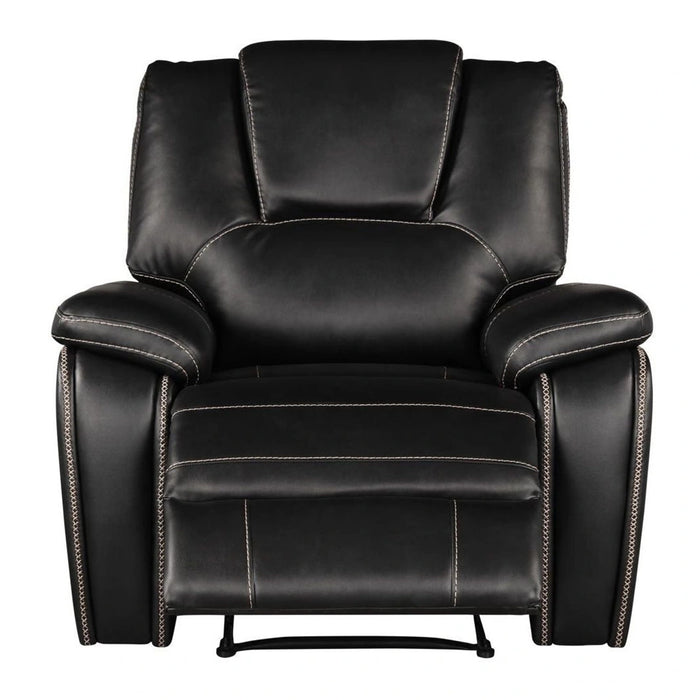 Hong Kong Power Reclining Living Room Set In Faux Leather