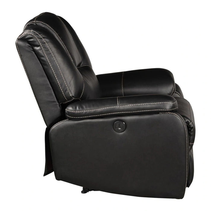 Hong Kong Power Reclining Living Room Set In Faux Leather