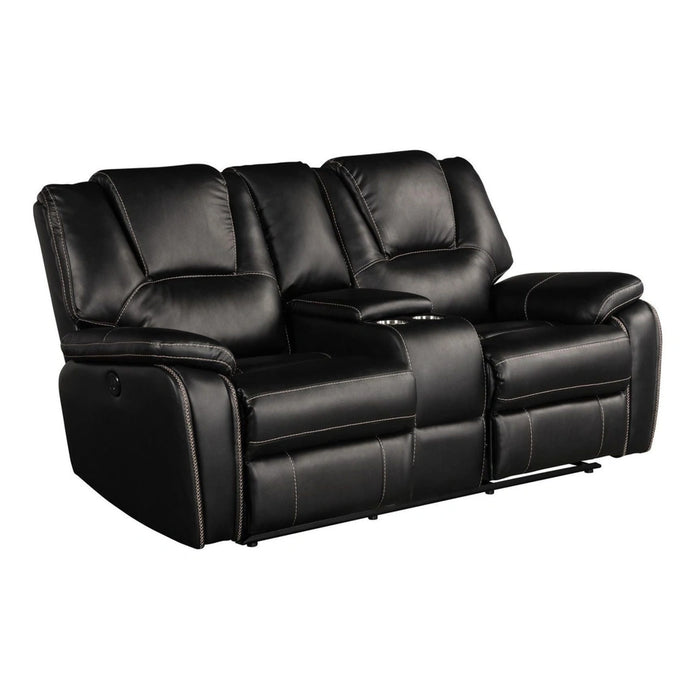 Hong Kong Faux Leather Power Reclining Loveseat