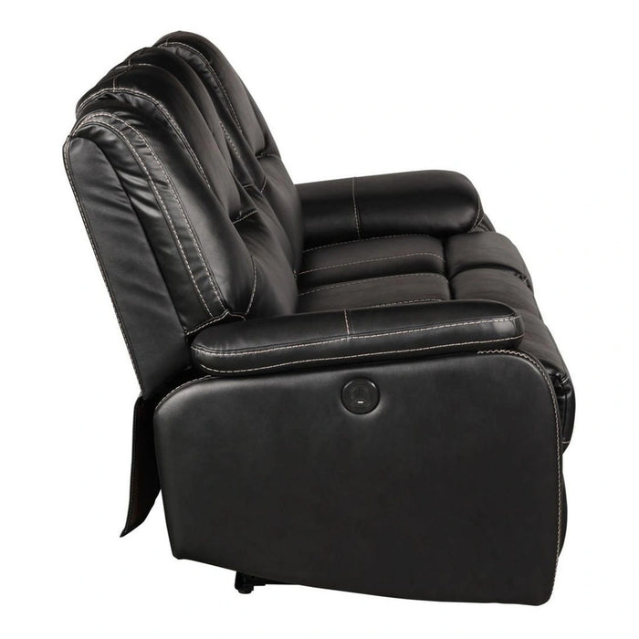 Hong Kong Power Reclining Living Room Set In Faux Leather